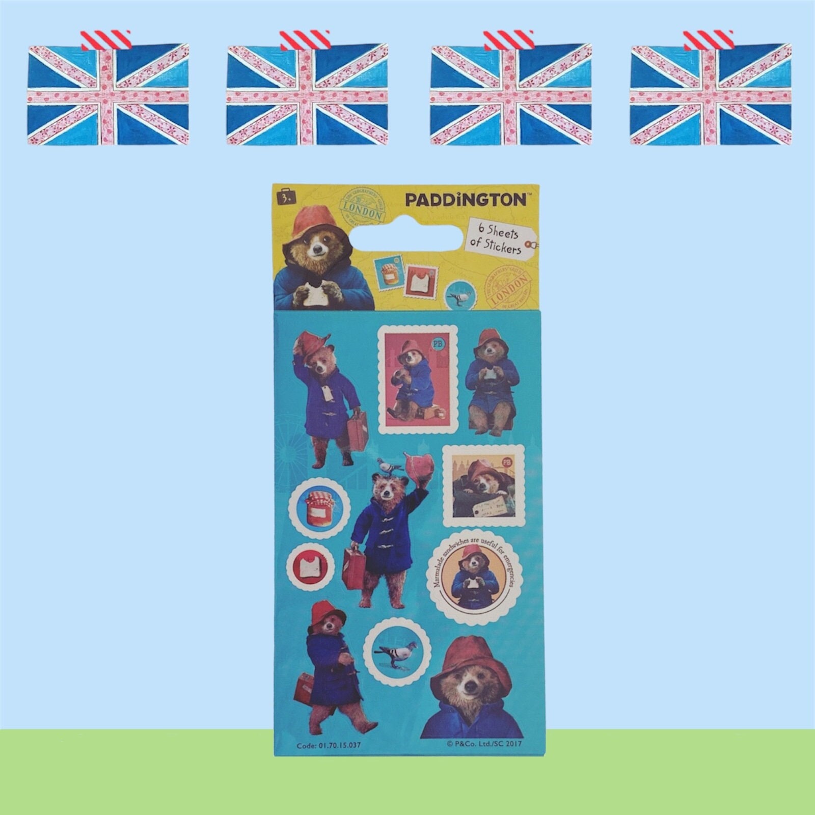 6 Sheets Paddington Bear Stickers / Party Bag Fillers Etsy UK