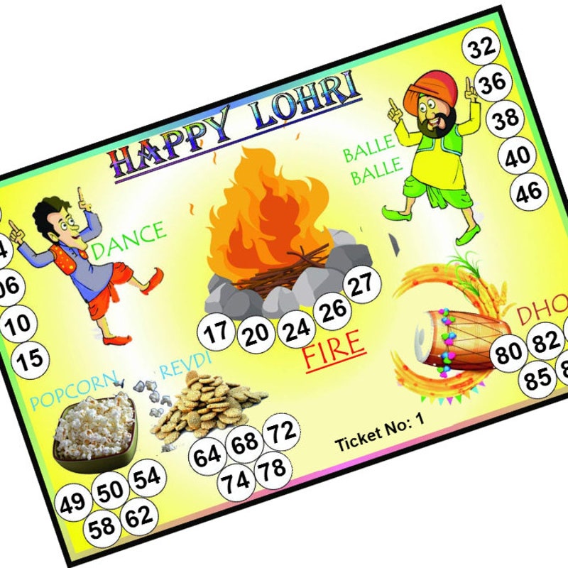 Tambola Tickets Pdf Printable - Etsy