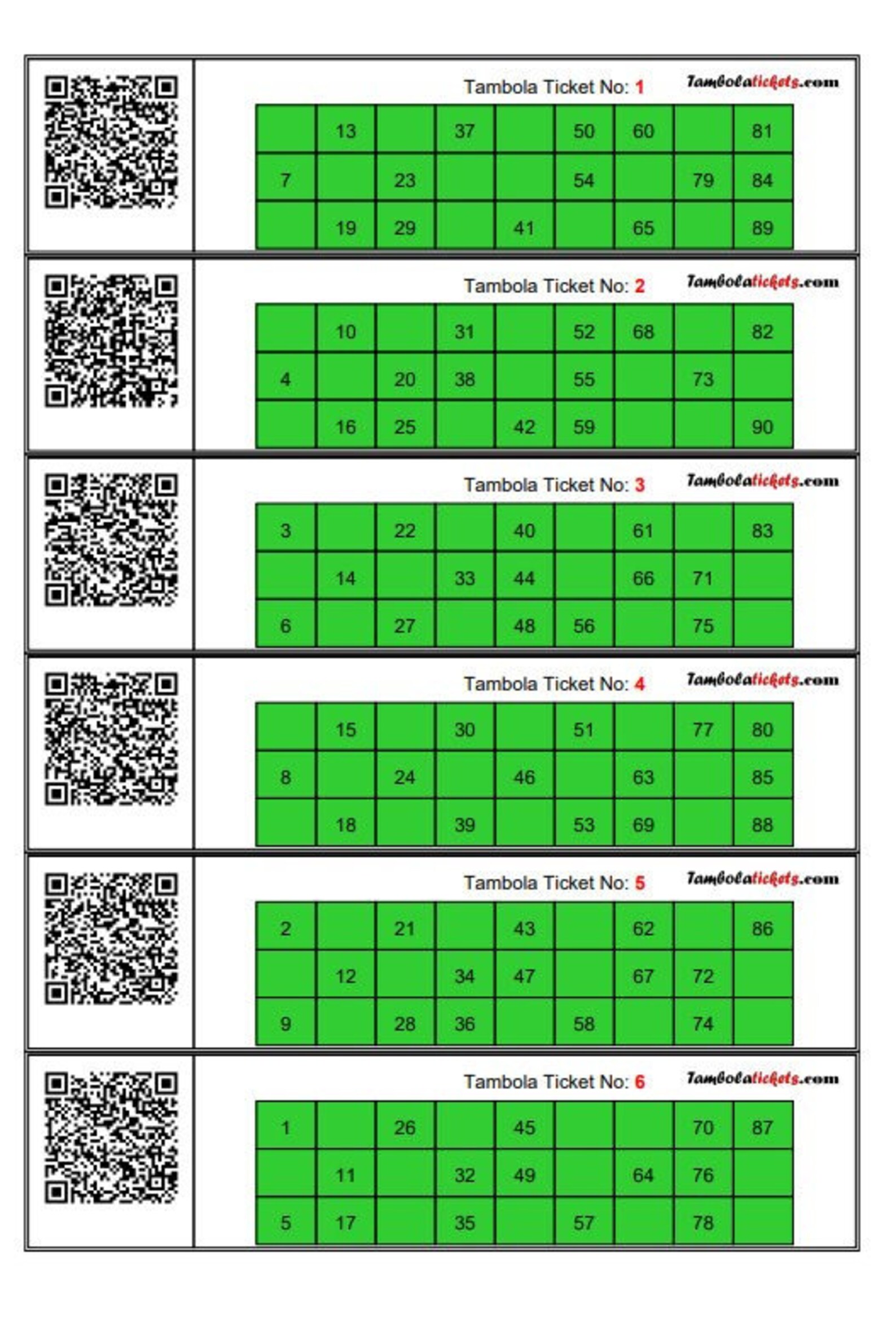 printable tambola tickets online printable tambola tickets online