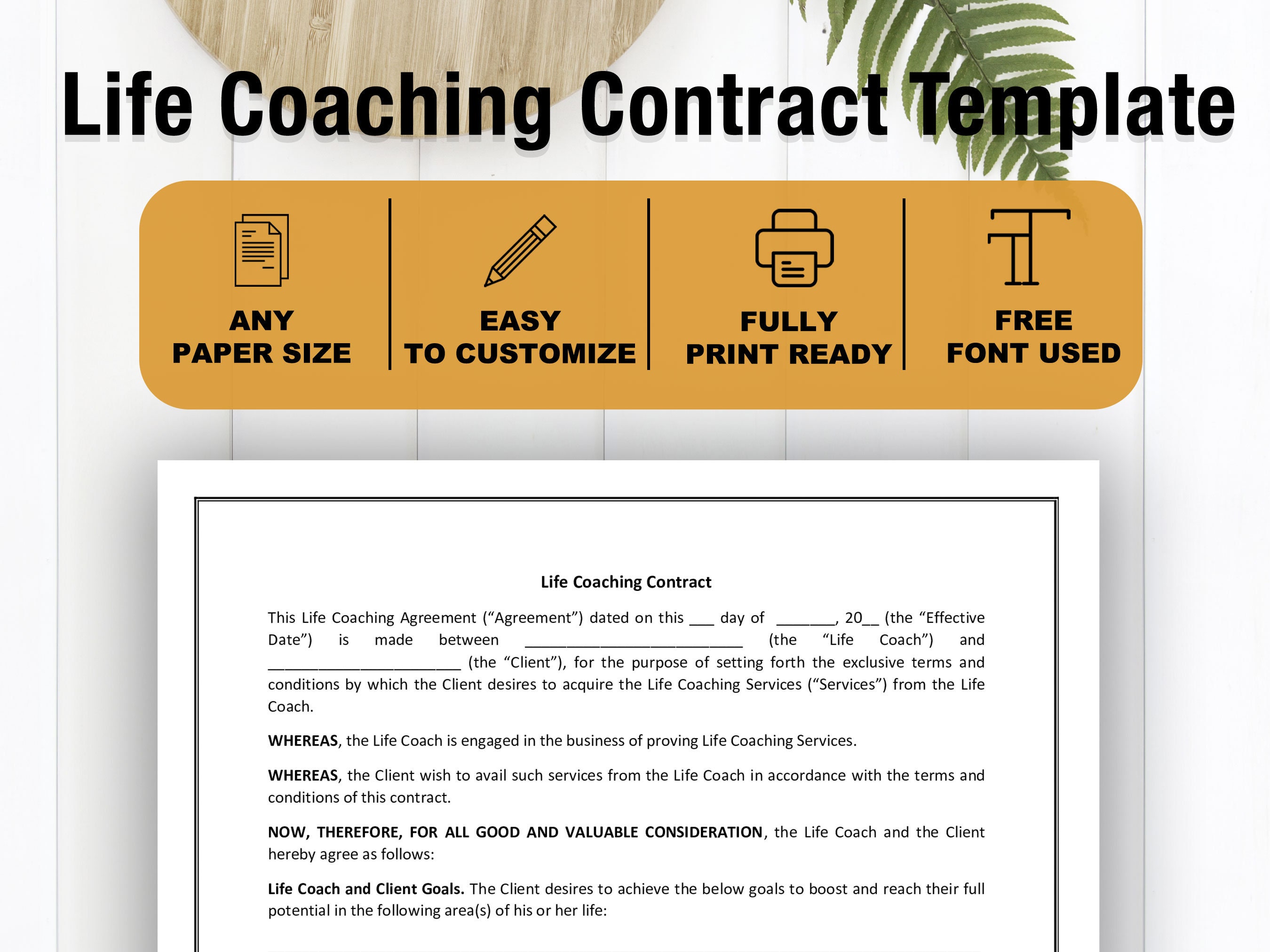 Life Coaching Contract Template Simple Coaching Agreement Coaching Life Coaching Contract Template Simple Coaching Agreement Coaching