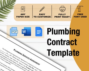 Sjabloon sanitaircontract: bewerkbare overeenkomst sanitaire diensten (Word-bestand)