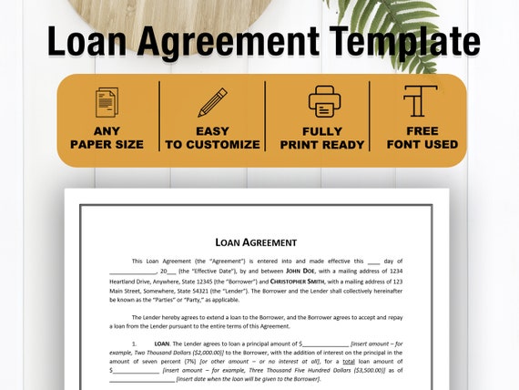 Customized loan terms