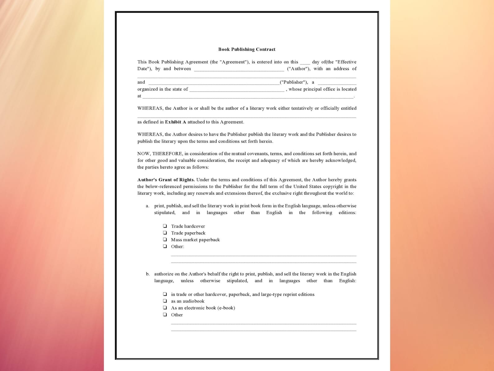 book-publishing-contract-template-editable-instant-download-etsy-ireland