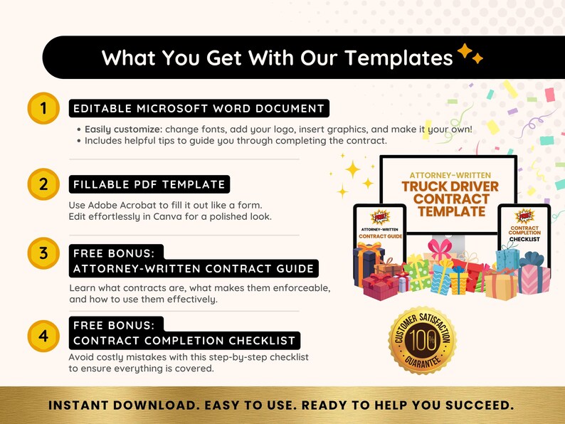 Truck Driver Contract Template Attorneywritten Driver Agreement (PDF