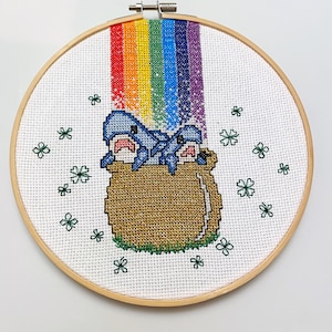 Lucky Sharks Cross Stitch Pattern