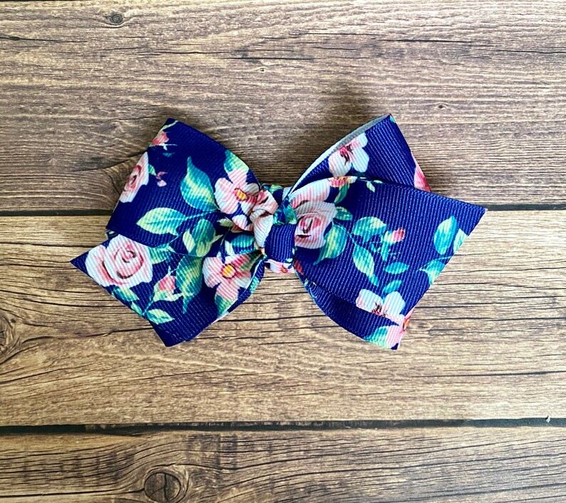 Floral Hair Bow
