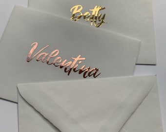 personalisierte Briefumschläge für Hochzeitseinladung, Geburtstagseinladung