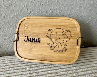 Lunch box personalized | Lunchbox | Snack box | Gift for birthday, school enrollment, kindergarten