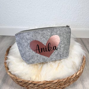 Kosmetiktasche personalisiert Valentinstags Geschenk