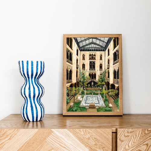 Reproduction artistique du musée Isabella Stewart Gardener, cour de Boston