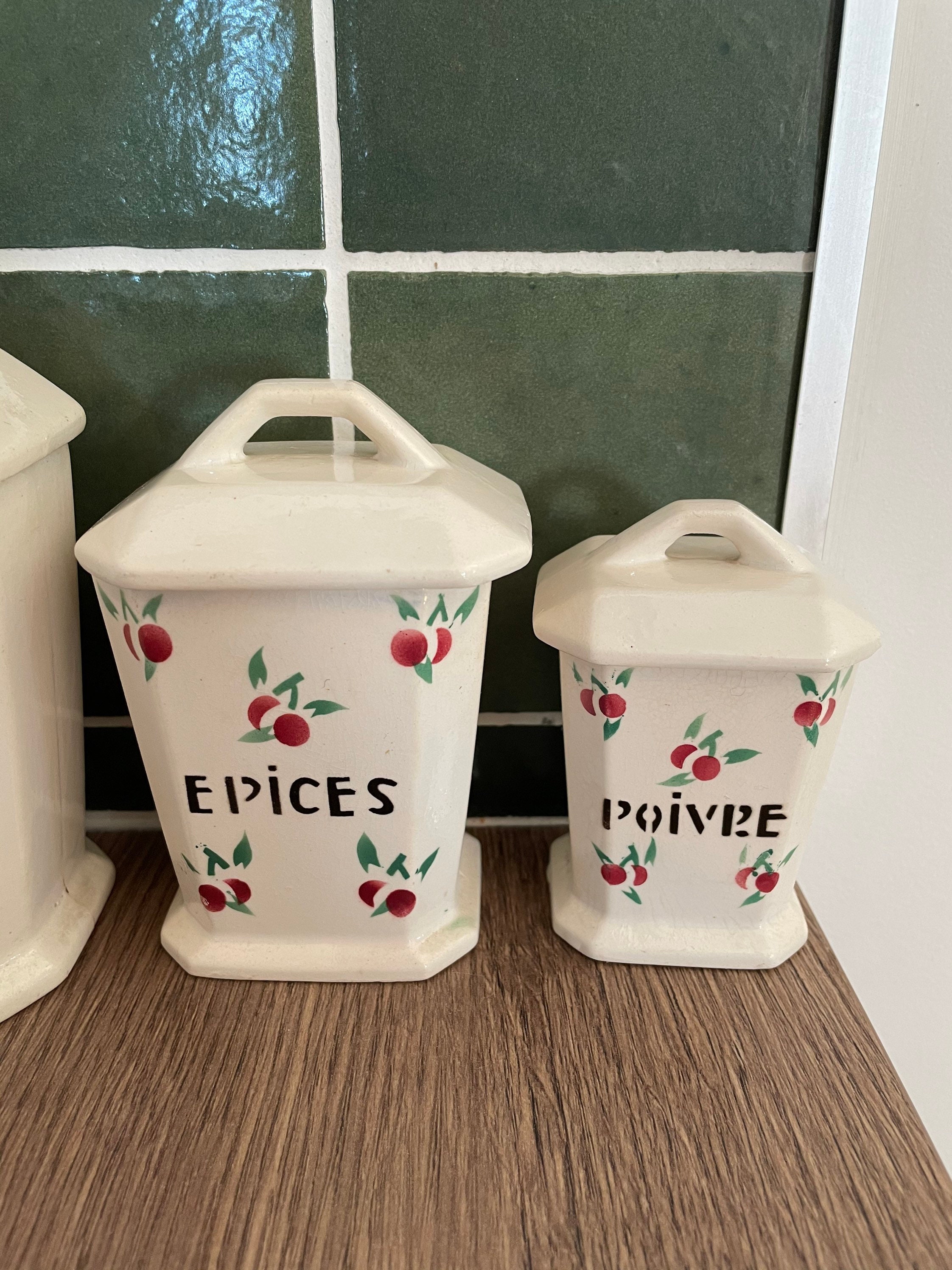 Pot à épices anciens vintage français Etsy