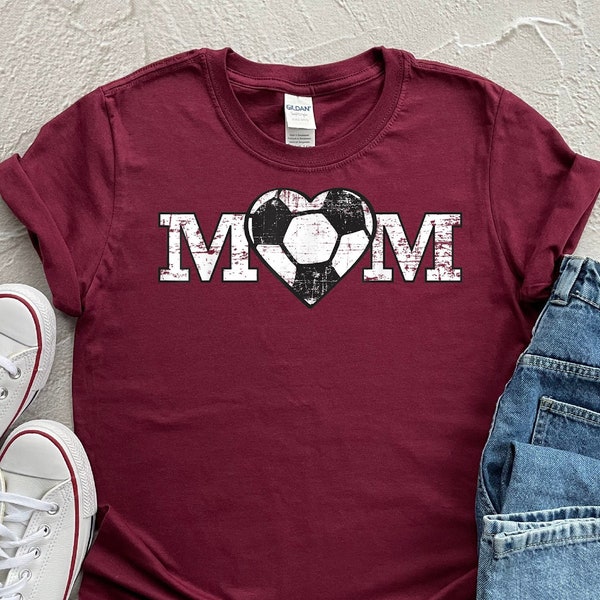 Soccer Mom Shirt, Gifts for Mom, Birthday Gifts for Her, Cute Mama Shirt, Soccer Mom T-Shirt,Mom Gift,Cute Soccer Shirt