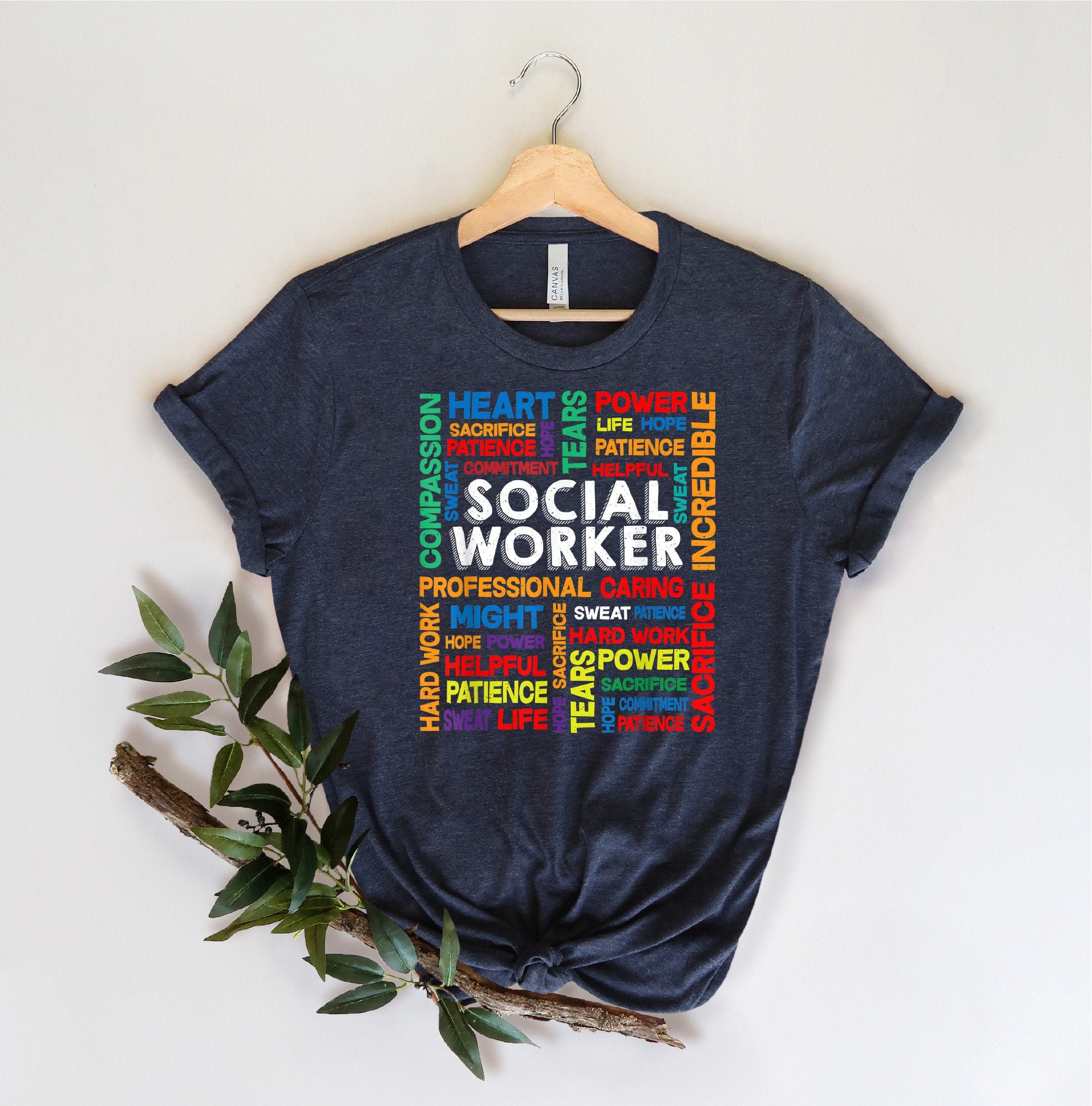 vintage social worker shirt