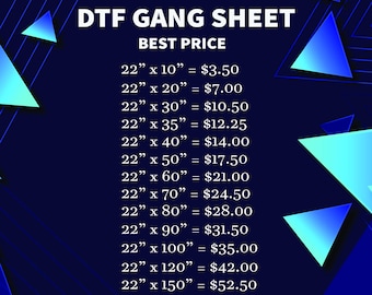 Custom DTF Transfers - Ready to Press Heat Transfer Prints for T-Shirts, Hoodies, Tote Bags & More - Vibrant And Durable Designs