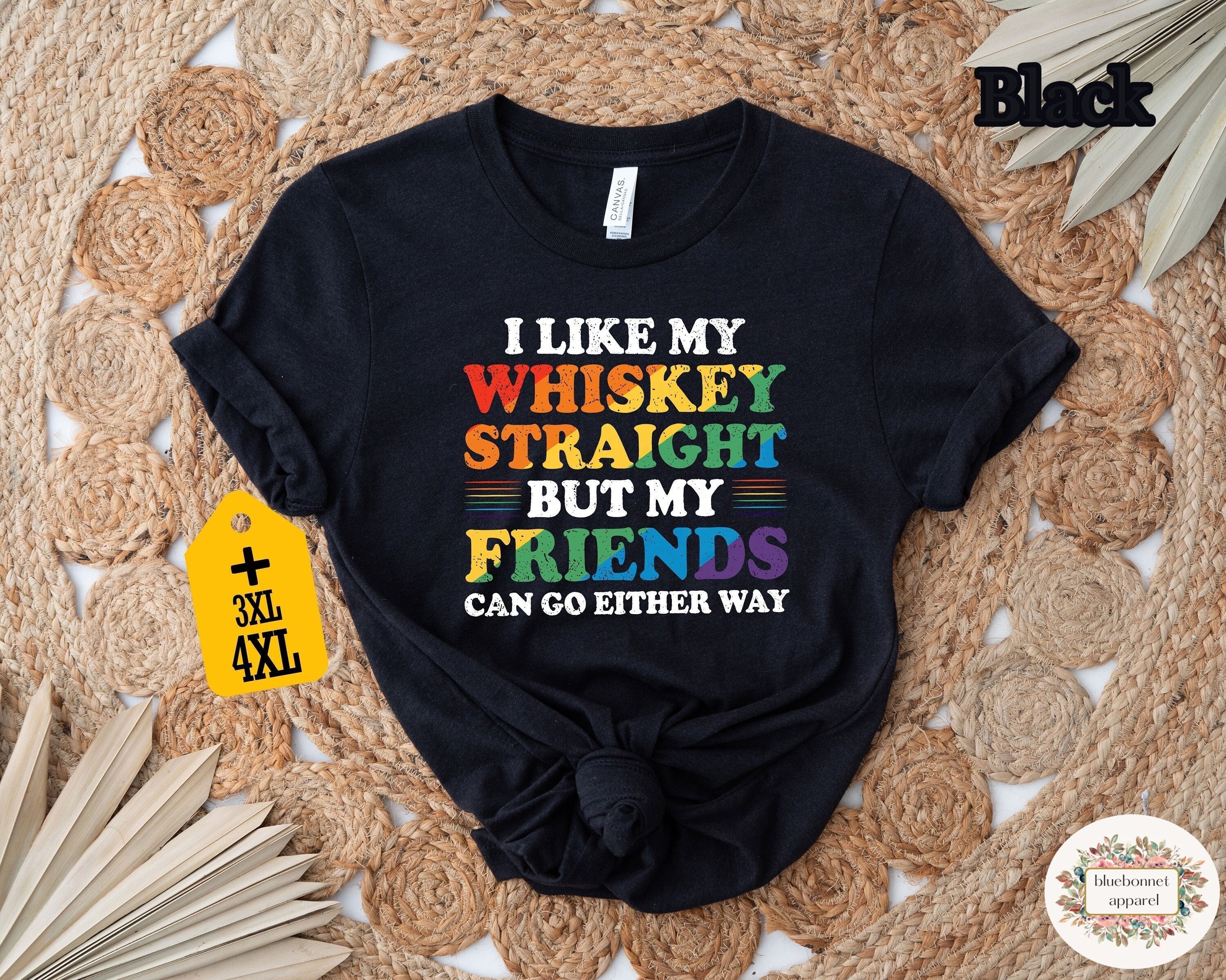 Aw Fashions Totally Straight - Gay Pride Premium T-Shirt Aw Fashions Totally Straight - Gay Pride Premium T-Shirt