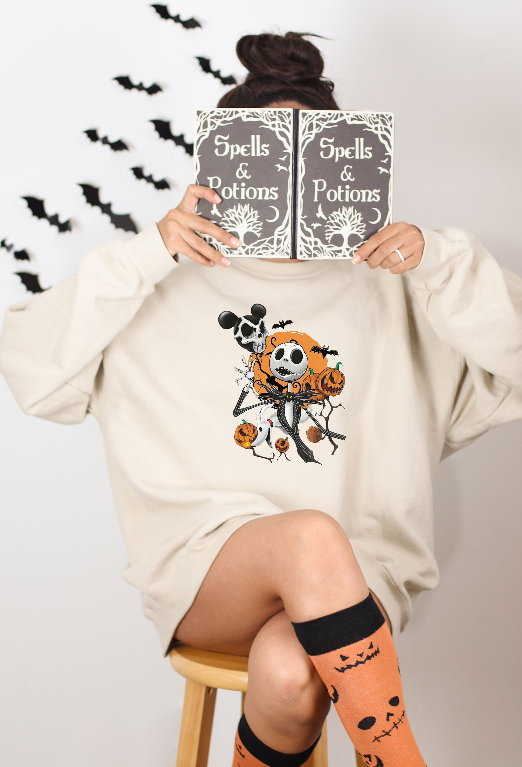 Discover Retro Mickey Skeleton Sweatshirt, Disney Halloween Sweatshirt, Disneyland Shirt, Disney World Sweatshirt, Vintage Pumpkin Sweatshirt