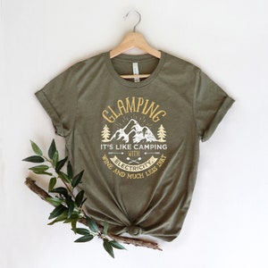 Glamping Shirt, Camping T-shirt, Road Trip Shirt, Adventure Gift ...