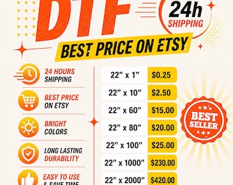 DTF Transfer, Full Color Custom Dtf Print, Ready To Press Transfers, High Quality, Wholesale DTF Print, Direct To Film, Custom Heat Transfer