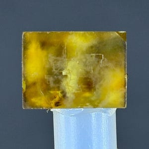 Yellow Fluorite in Good Conditions#387#