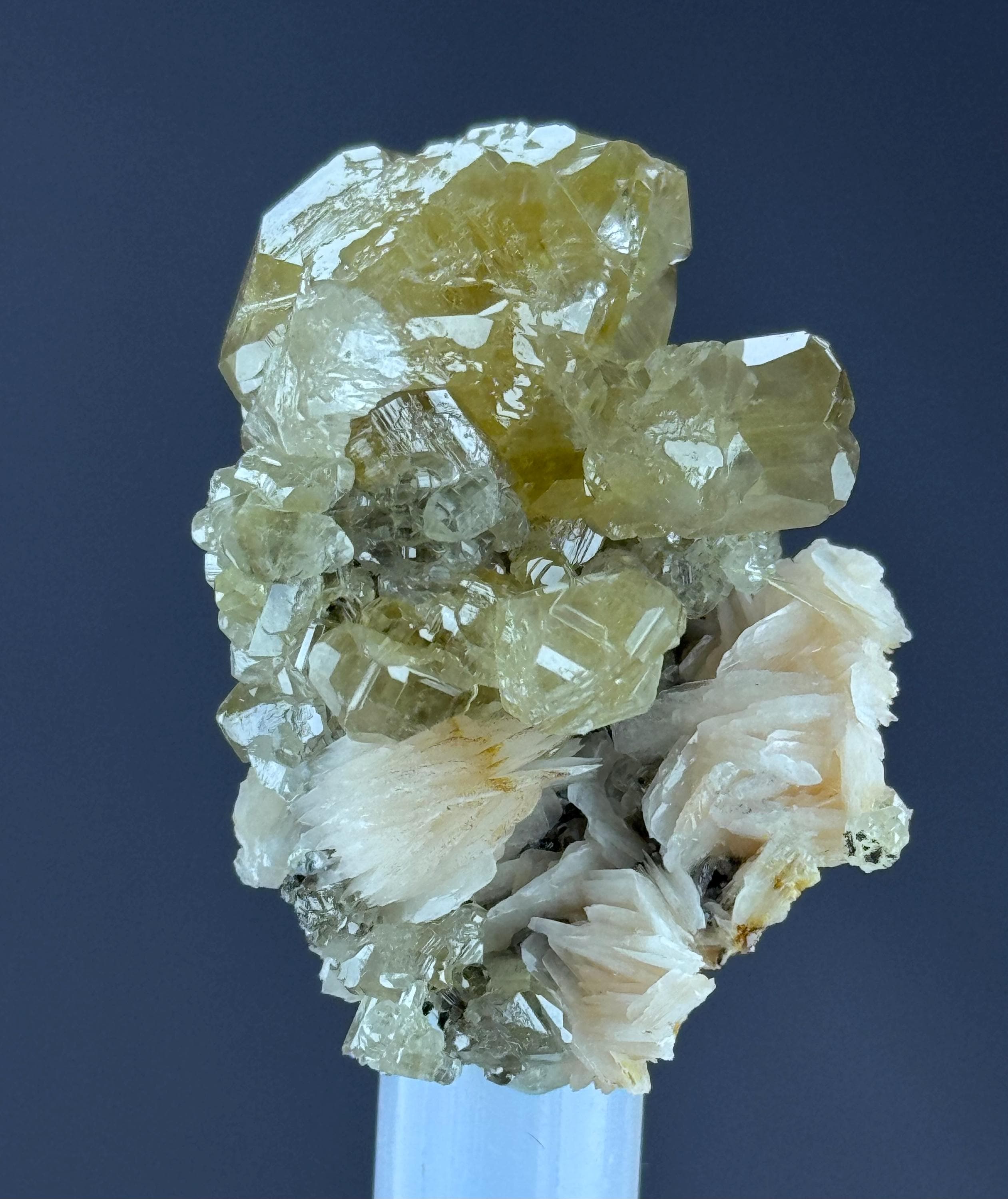 完璧な状態の重晶石と方鉛鉱を含む宝石質のセリュサイト #465# - Etsy 日本