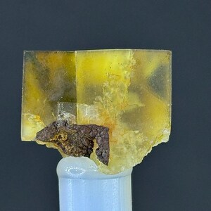Yellow Fluorite in Good Conditions #388#