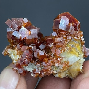 Vanadinite with barite in Perfect Conditions#191#