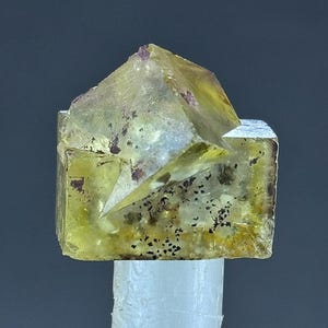 Twin Yellow Fluorite crystals  in Good Conditions#181#