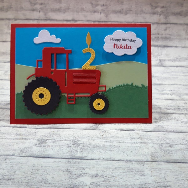 Geburtstagskarte traktor Etsy.de