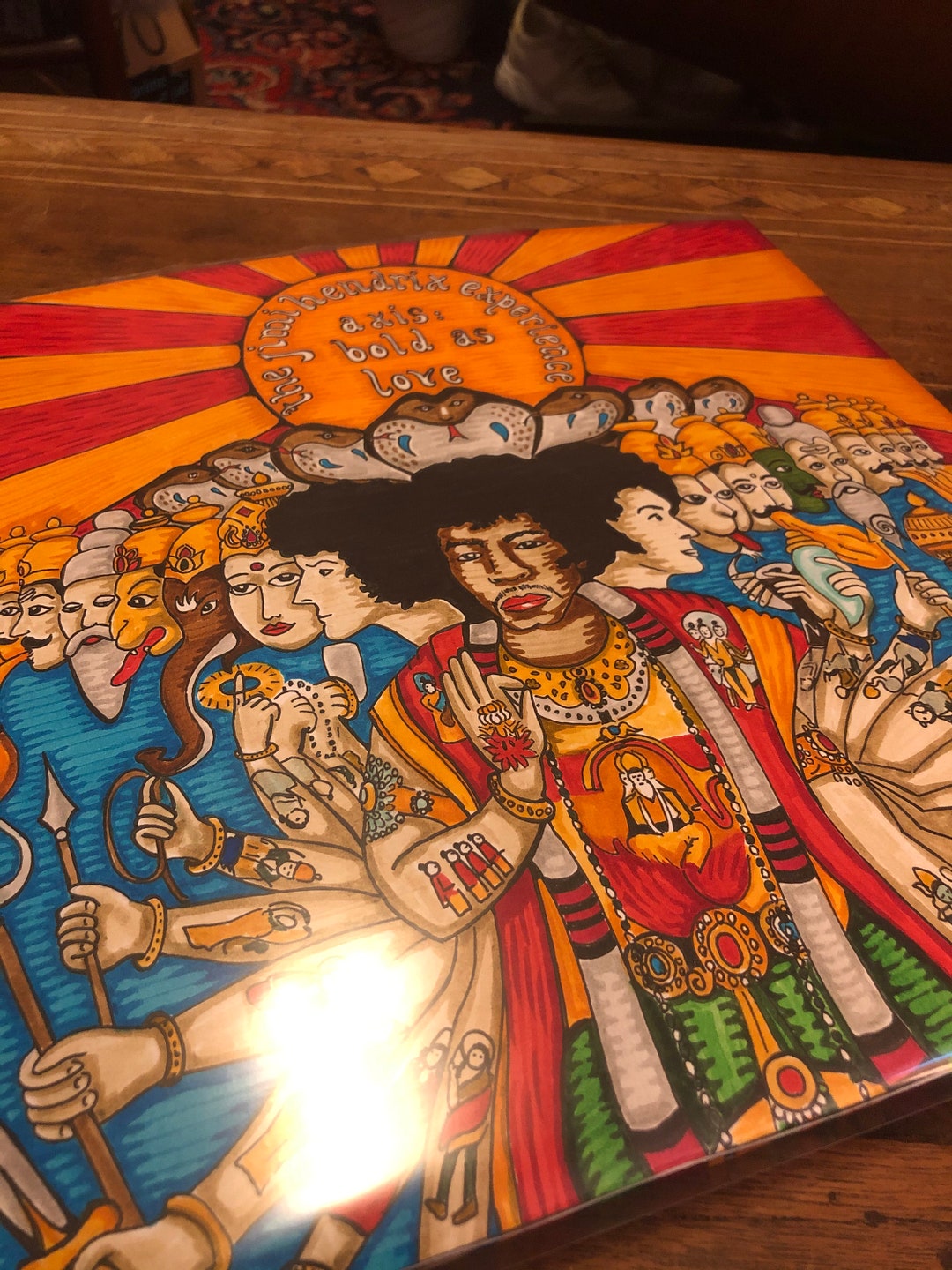Jimi Hendrix Axis Bold as Love Original Album Cover Art Plus Etsy