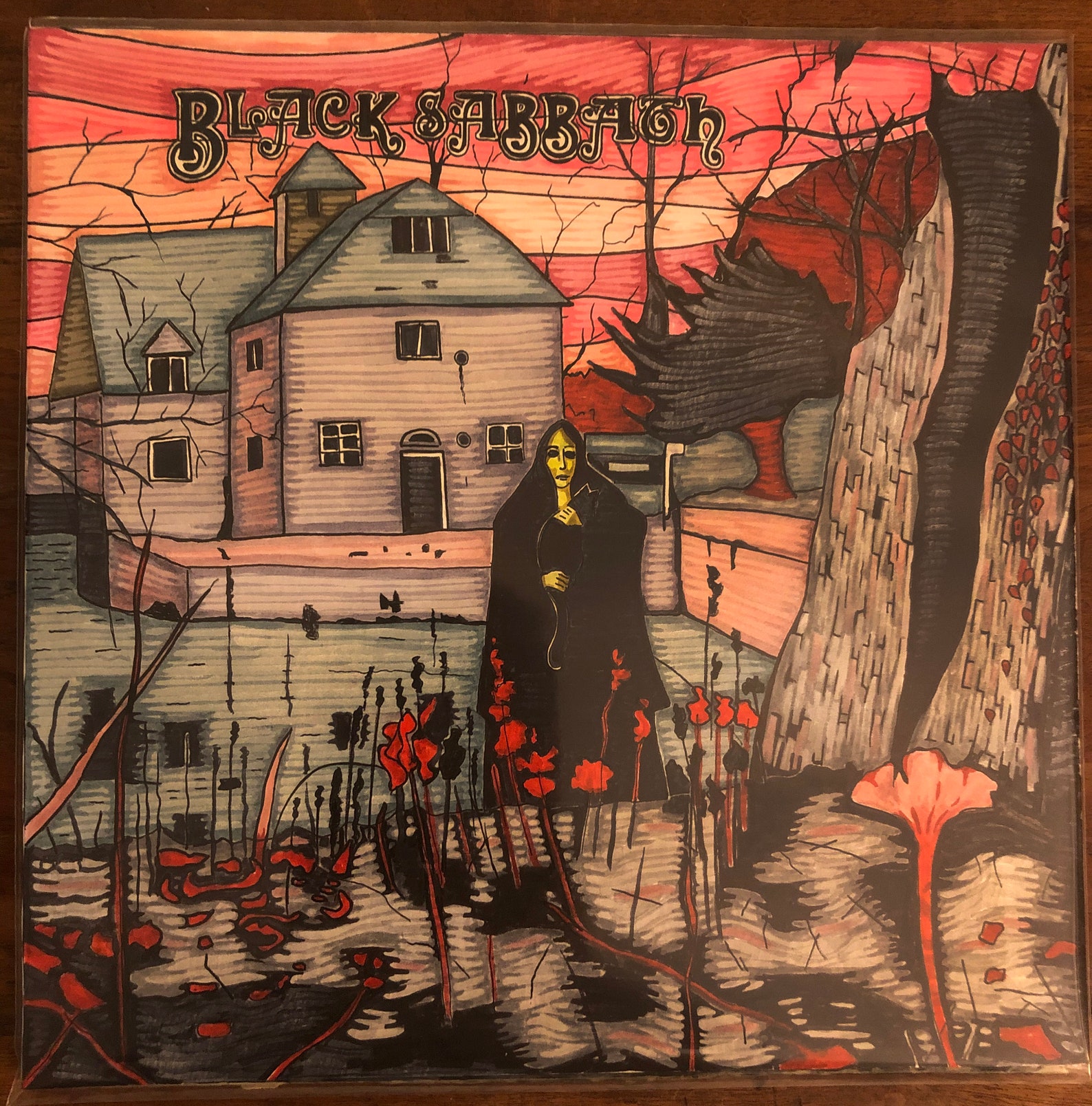 Black Sabbath Black Sabbath Original Album Cover Art Etsy