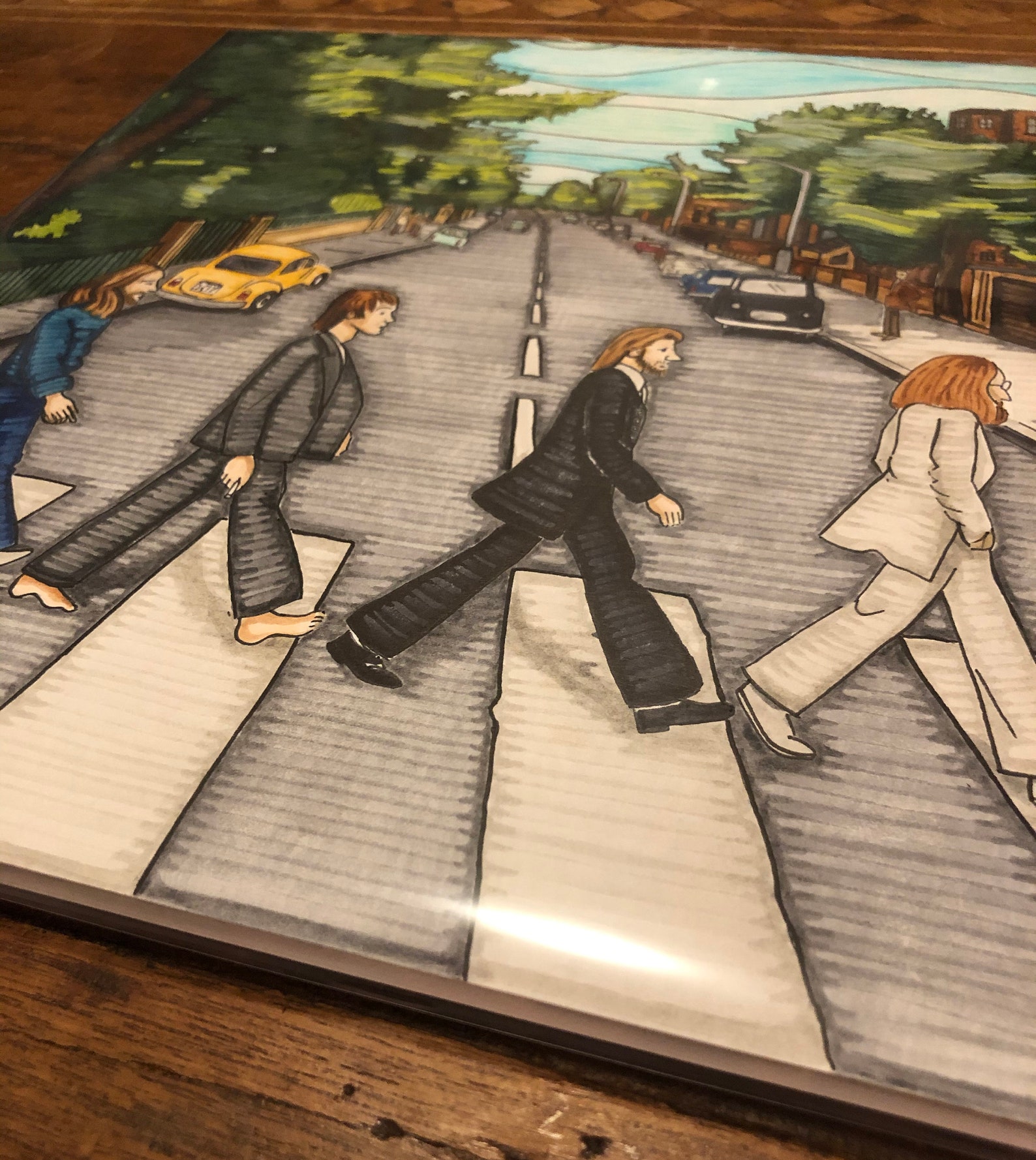 The Beatles Abbey Road Original Album Cover Art Plus Album Etsy