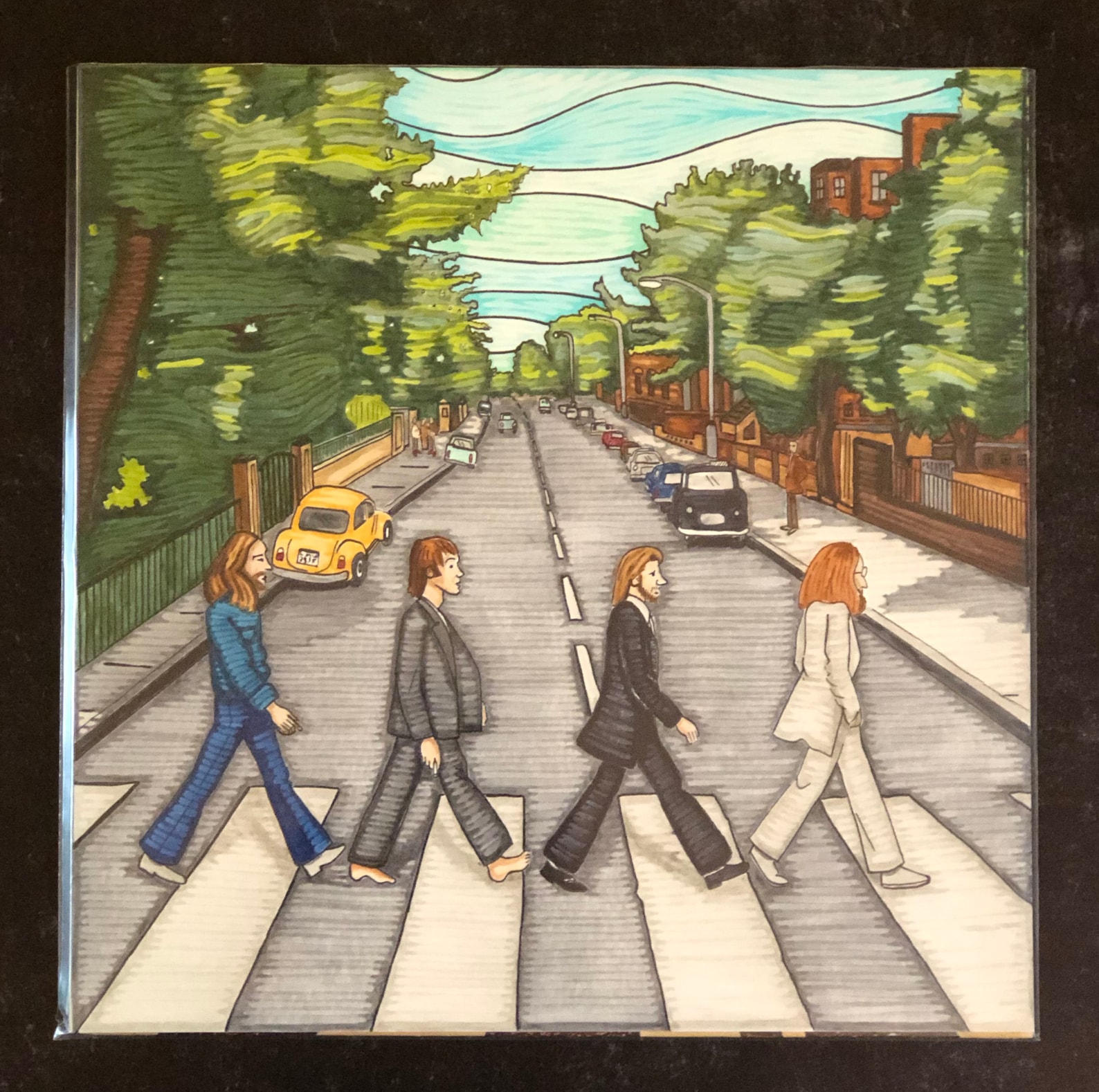 The Beatles Abbey Road Original Album Cover Art Plus Album Etsy