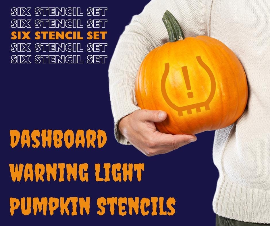 check-engine-light-pumpkin-stencil-etsy