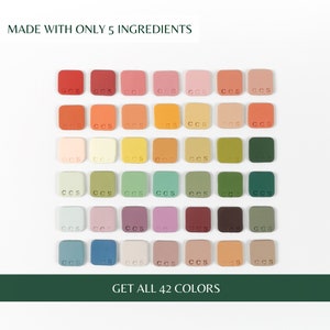 Polymer Clay Color Recipe - Premo Clay Color Mixing Guide - Complete Palette #2