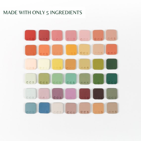 Polymer Clay Glaze Colour Chart – Clayologie Polymer Clay