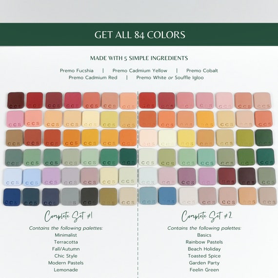 Plasticine colour collection online