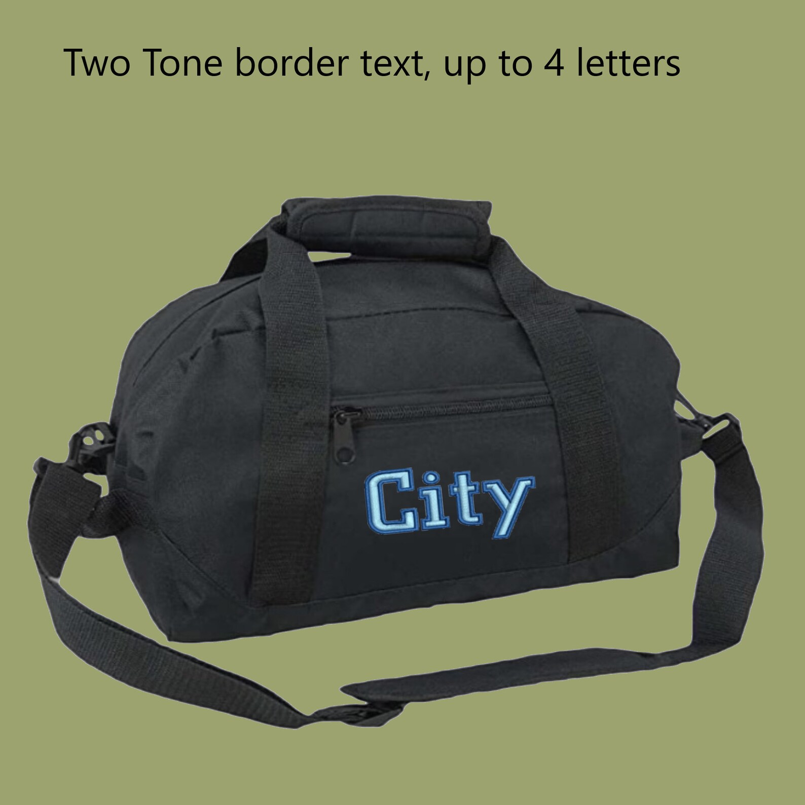 Custom Embroidered go small duffle bag Police Sheriff Fire Etsy