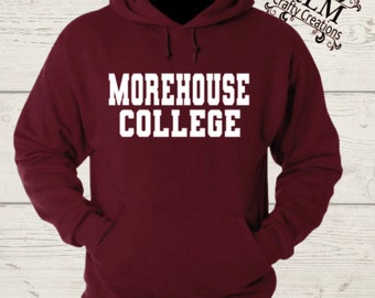 morehouse college moletom com capuz