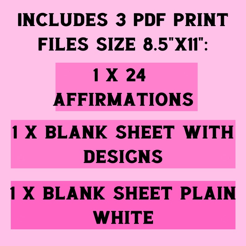 Weight Loss Affirmation Cards, Printable Law of Attraction Affirmation