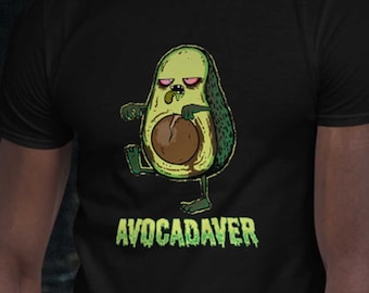 Funny Zombie Avocado Shirt - Spooky Halloween Shirt, Dia De Los Muertos Tee, Avocadaver Shirt, Avocado Lover Guacamole Lover shirt