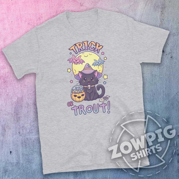Kawaii Pastel Goth Fashion Vaporwave Halloween Trick Or Trout Etsy