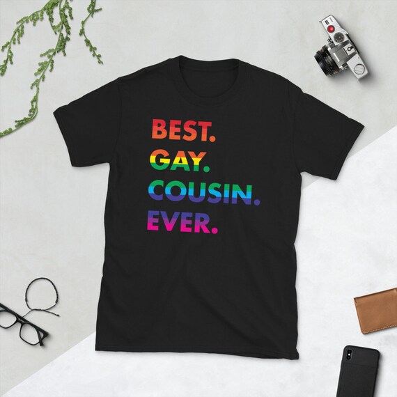 Best Gay Cousin Ever Shirt LGBTQ Pride 