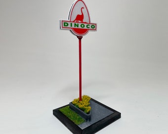 Dinoco Gas Station Mini mini (1:4 scale)