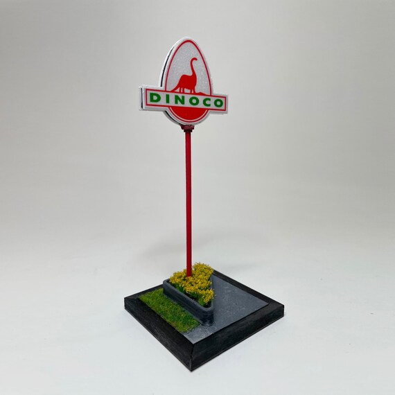 Dinoco Gas Station Mini Mini 1:4 Scale | Etsy UK