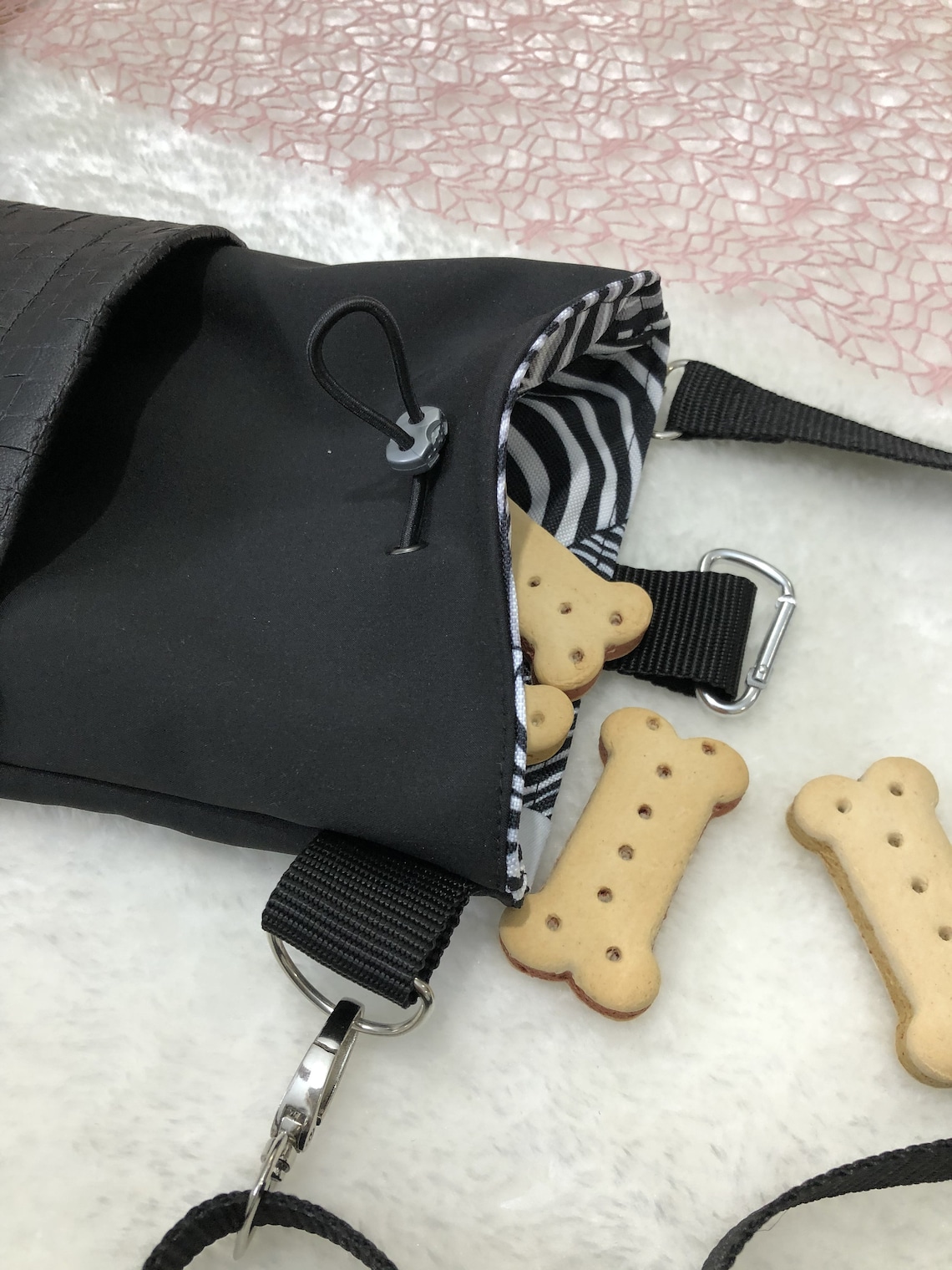 Gassitasche Leckerlitasche Trainingstasche Hund schwarz Etsy