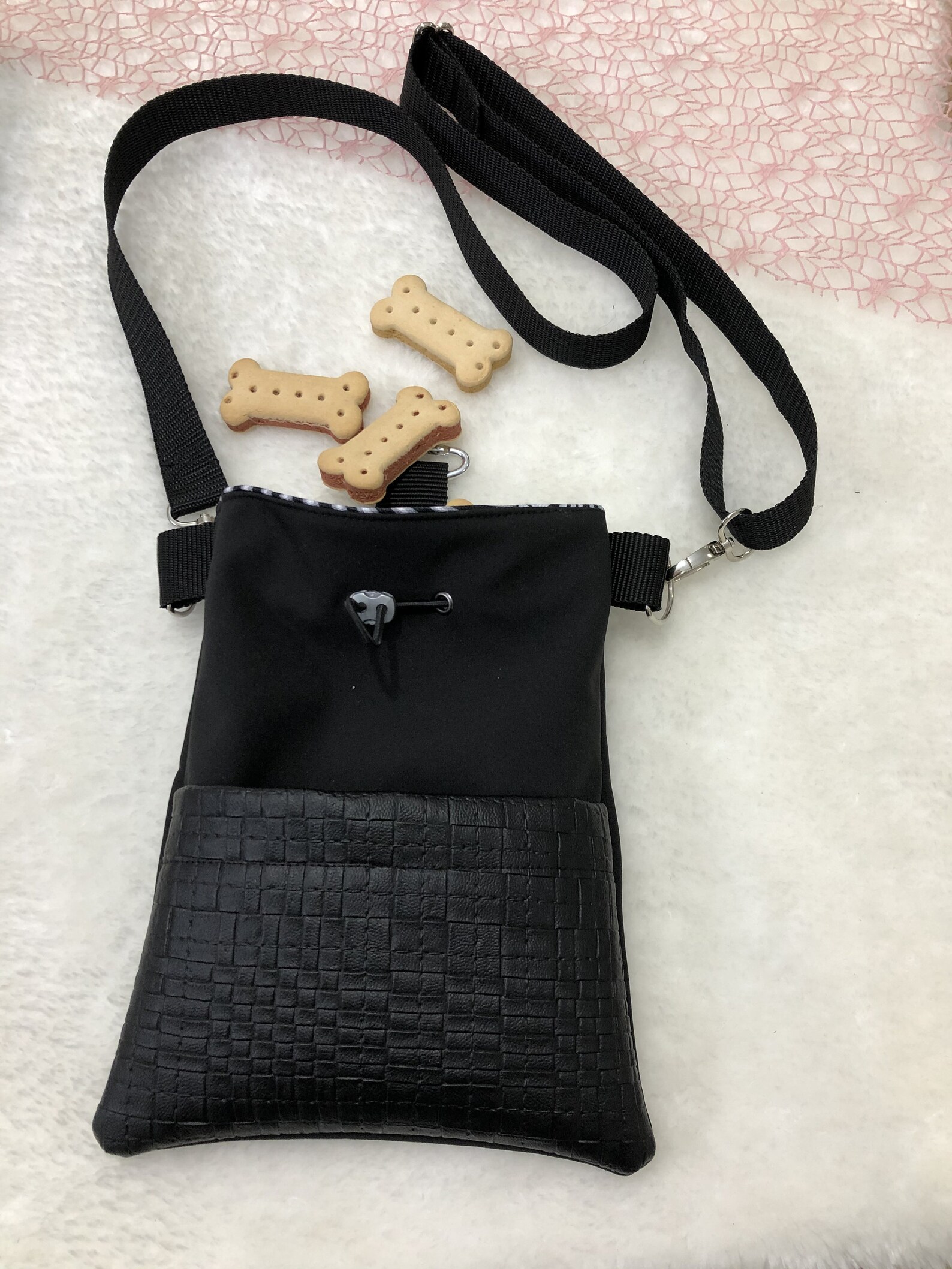 Gassitasche Leckerlitasche Trainingstasche Hund schwarz Etsy