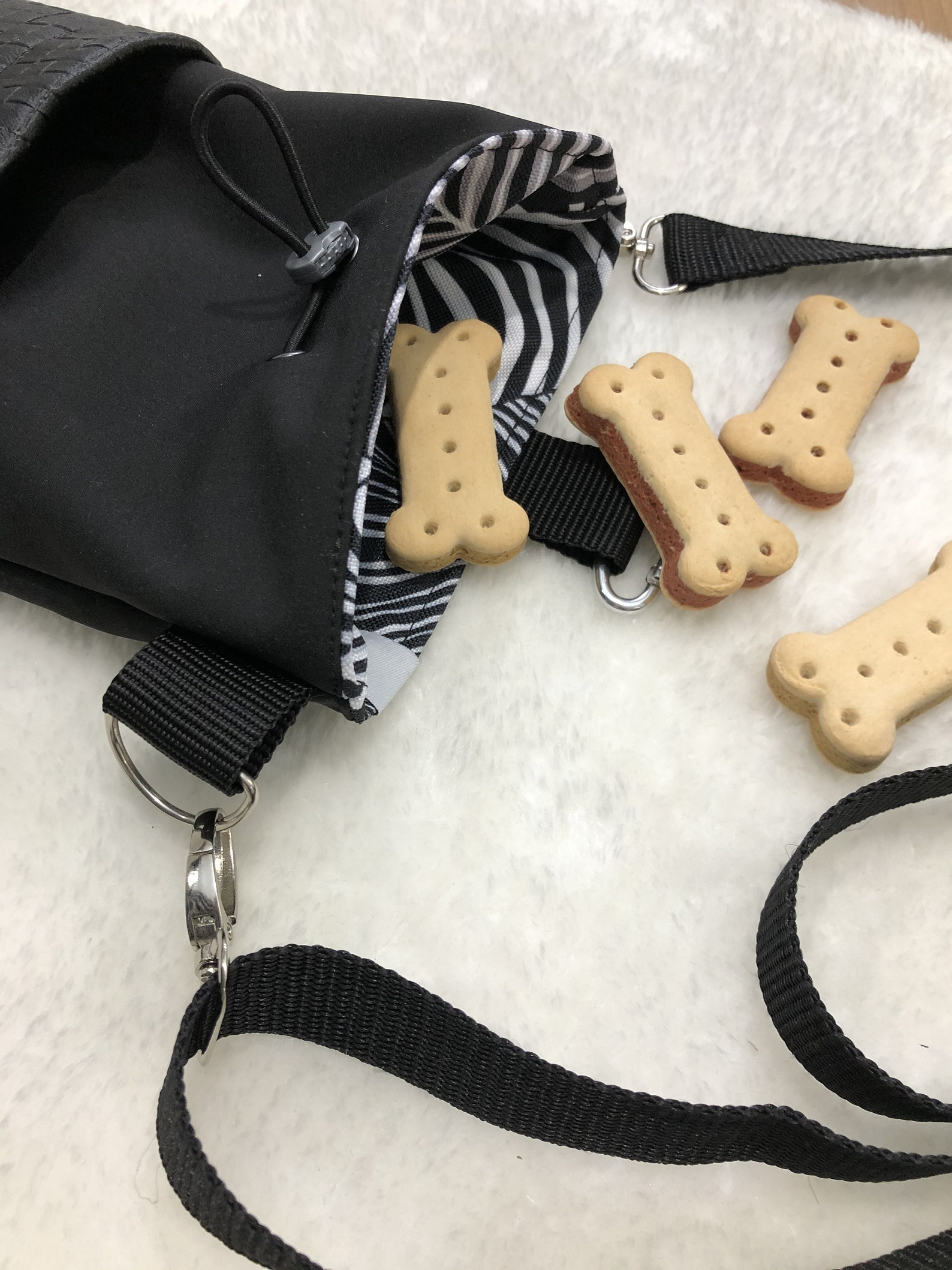 Gassitasche Leckerlitasche Trainingstasche Hund schwarz Etsy