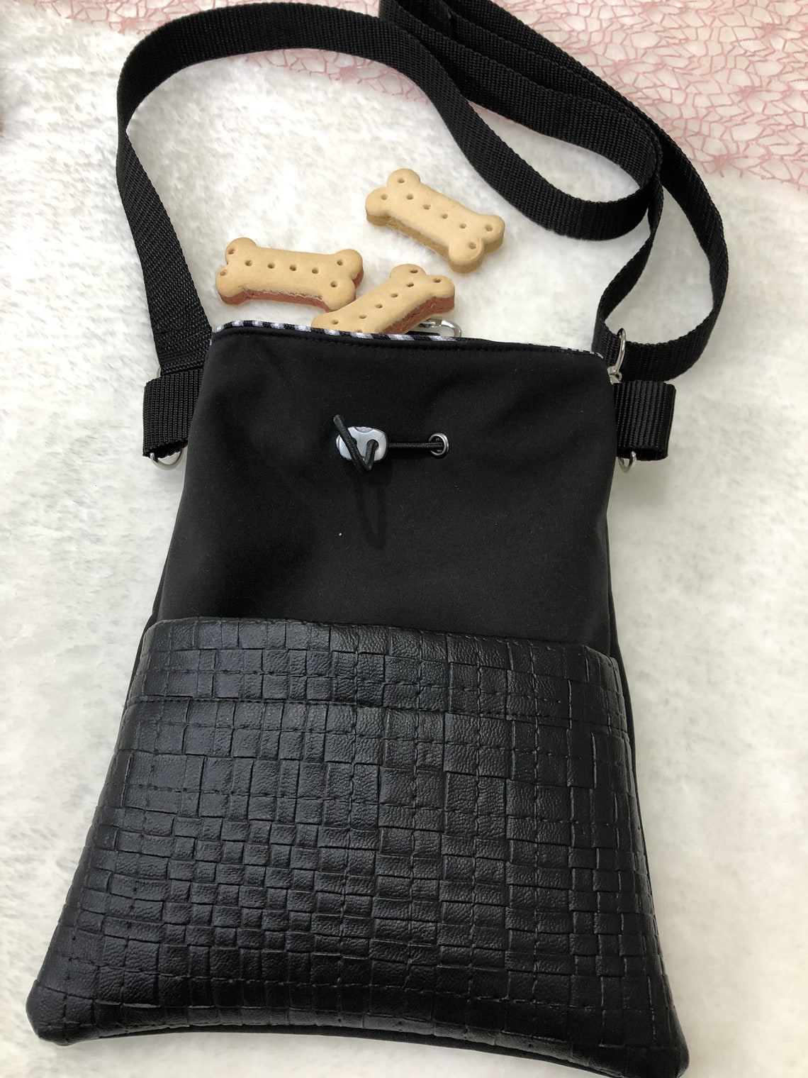 Gassitasche Leckerlitasche Trainingstasche Hund schwarz Etsy