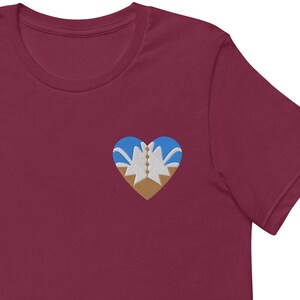 Padawan Ahsoka Heart Embroidered Unisex t-shirt