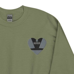 Echo Heart Embroidered Unisex Sweatshirt